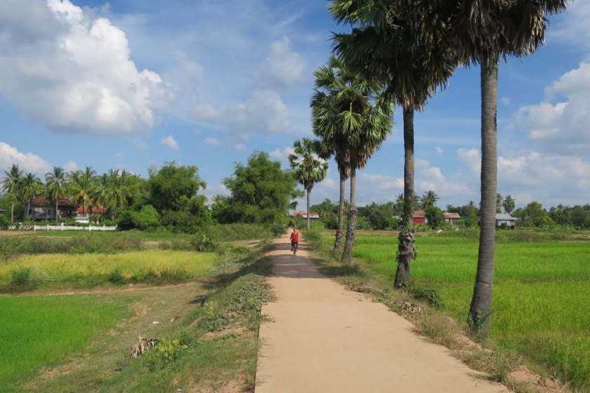 Cambodia village road